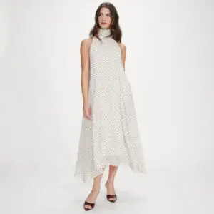 Polka Dot Halter neck Dress