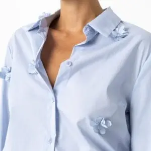 Applique Flower Blouse