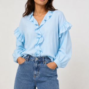 Frill Long Sleeve Blouse
