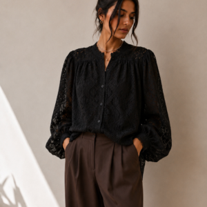 GUIPUIRE LACE PAINTERS BLOUSE (Copy)